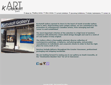 Tablet Screenshot of kurbatoffgallery.com